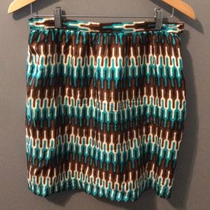 Milly printed skirt size 8
